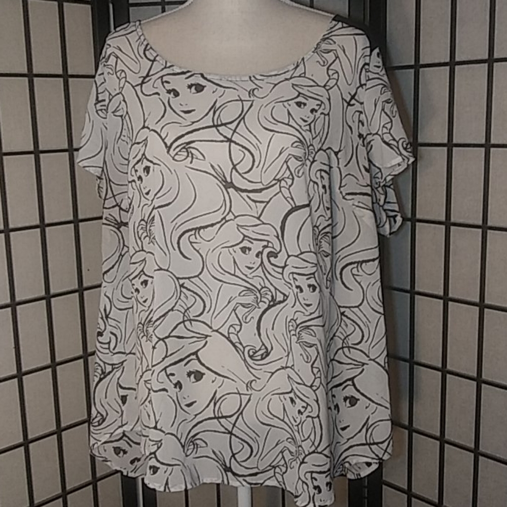 Ariel Color Block Chiffon Blouse